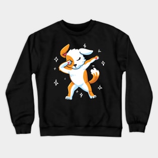 Doggy dabb pose Crewneck Sweatshirt